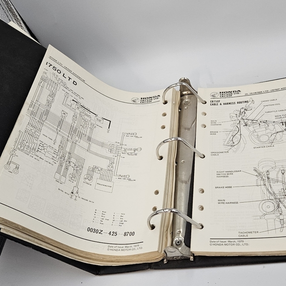 Honda Shop Manual '79 - '81 CB750's Retro - Picture 5 of 7